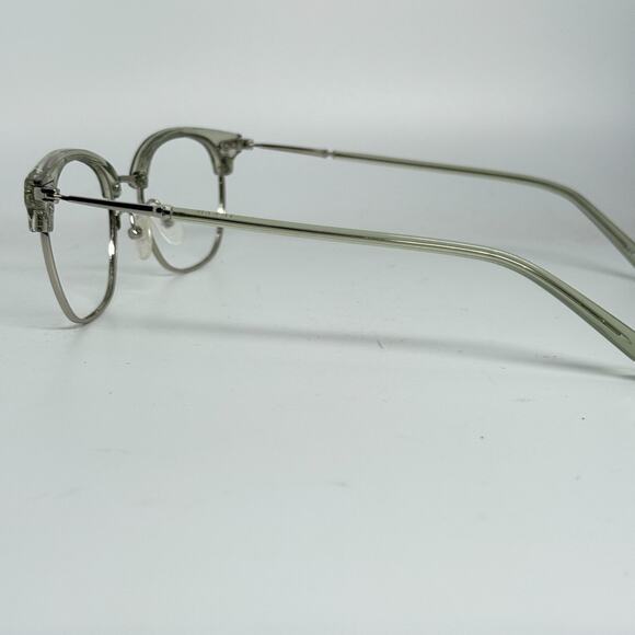 Zenni Cat-Eye Eyeglass Frame Green Light Clear Full Rim H18625 - Picture 2 of 8